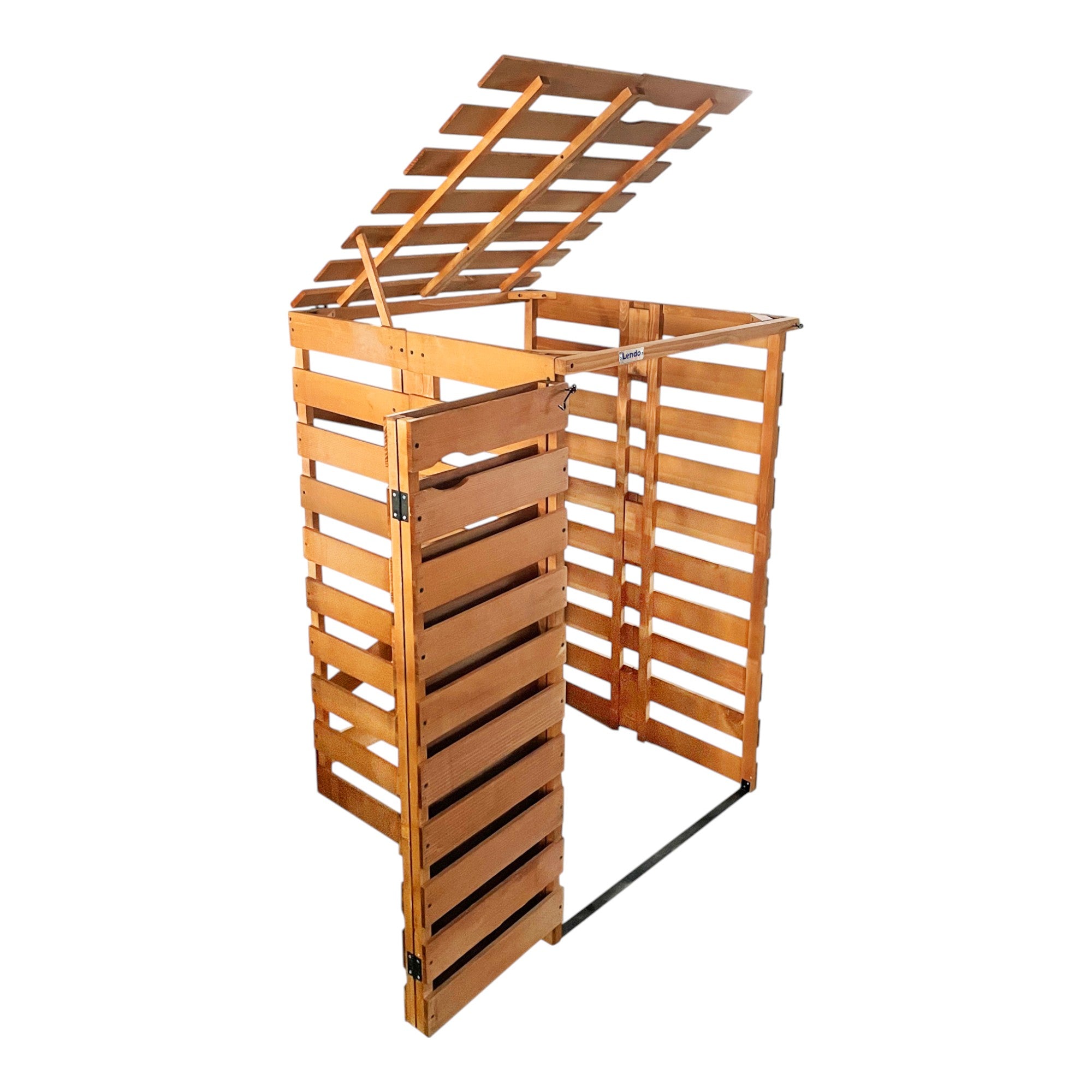 Lendo Online Container ombouw enkel 71x80x118cm vurenhout bruin