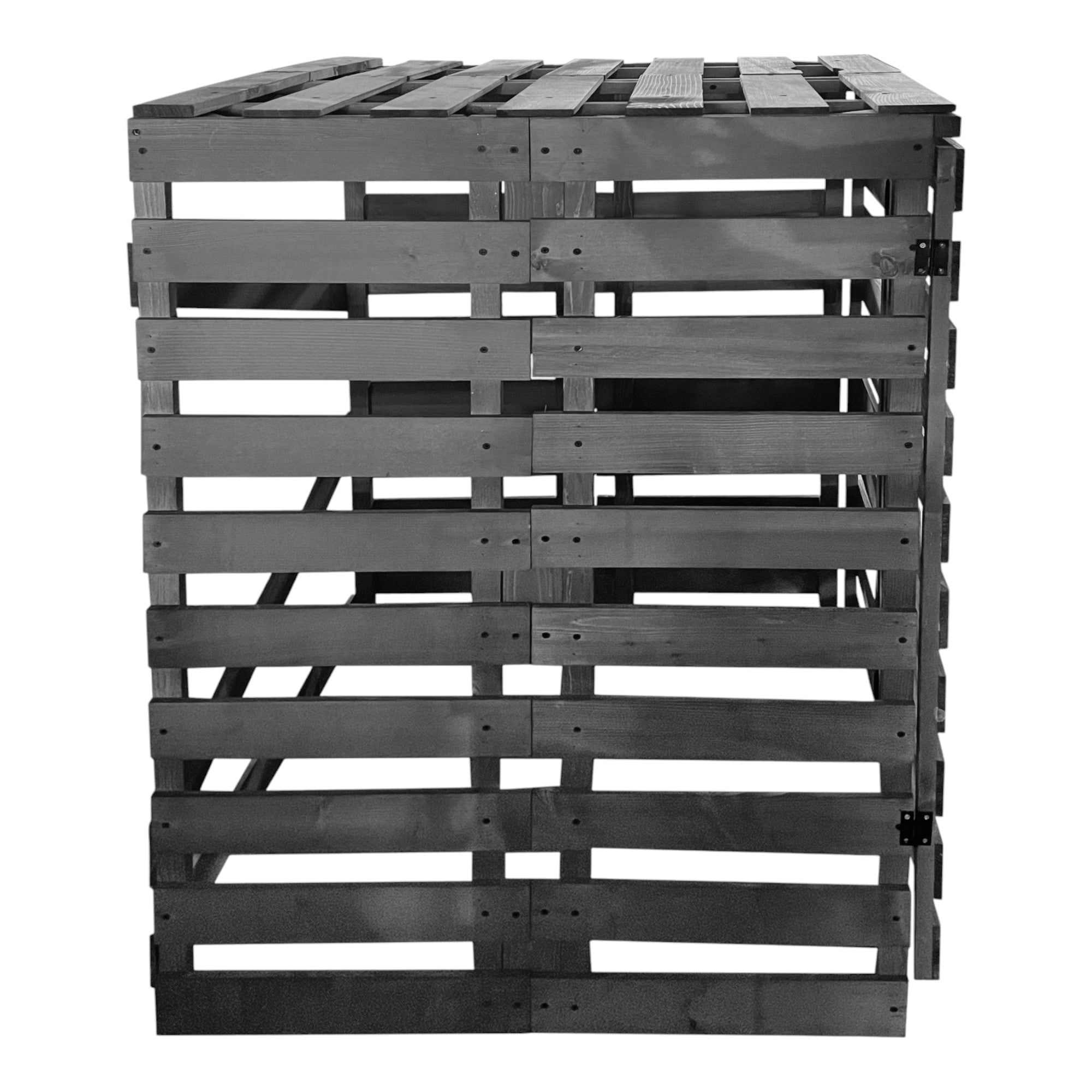 Lendo Online Container ombouw enkel 71x80x118cm vurenhout grijs