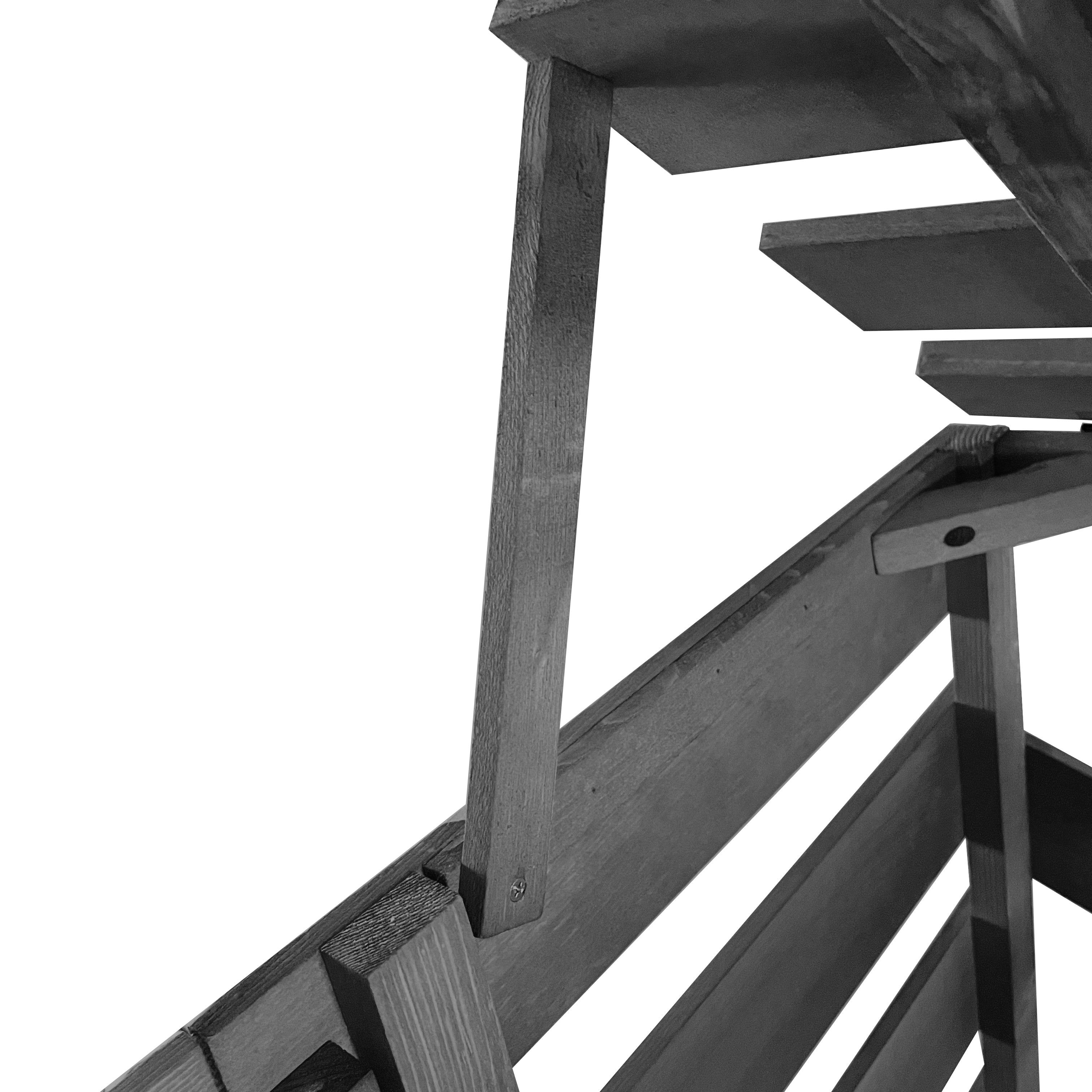 Lendo Online Container ombouw enkel 71x80x118cm vurenhout grijs