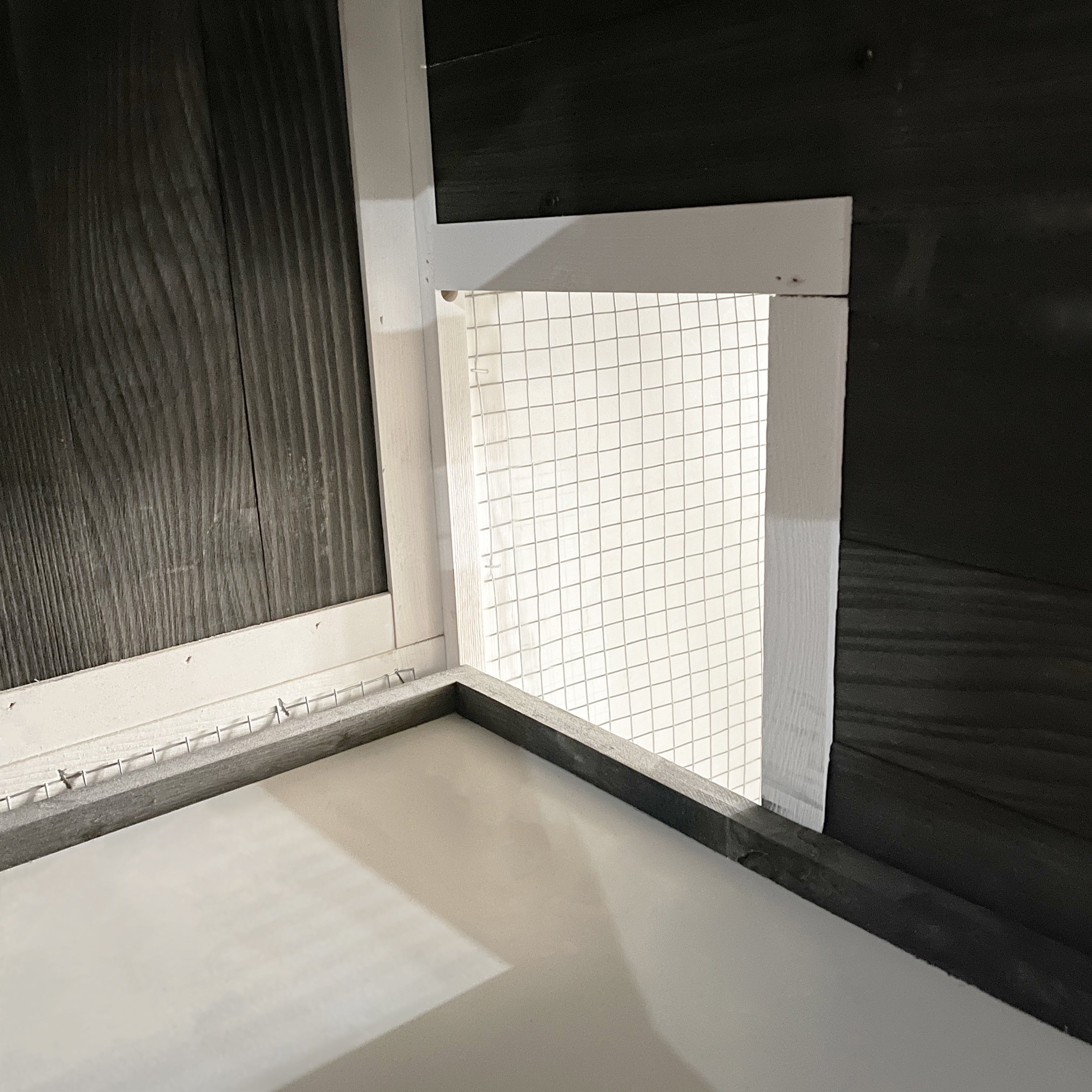 Lendo Online Konijnenhok 145x45x85 cm geïmpregneerd vurenhout grijs