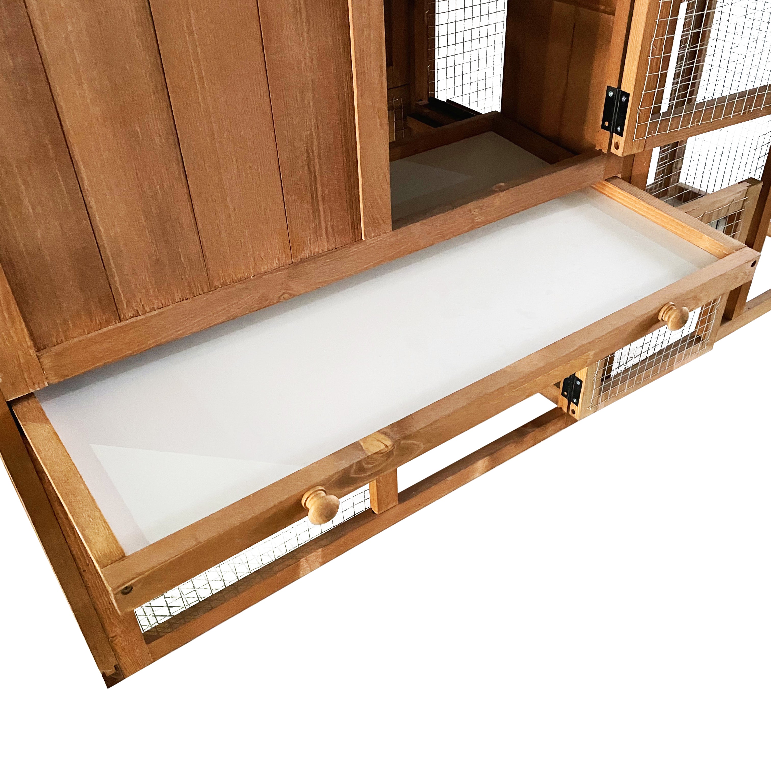 Lendo Online Konijnenhok 145x45x85 cm geïmpregneerd vurenhout bruin