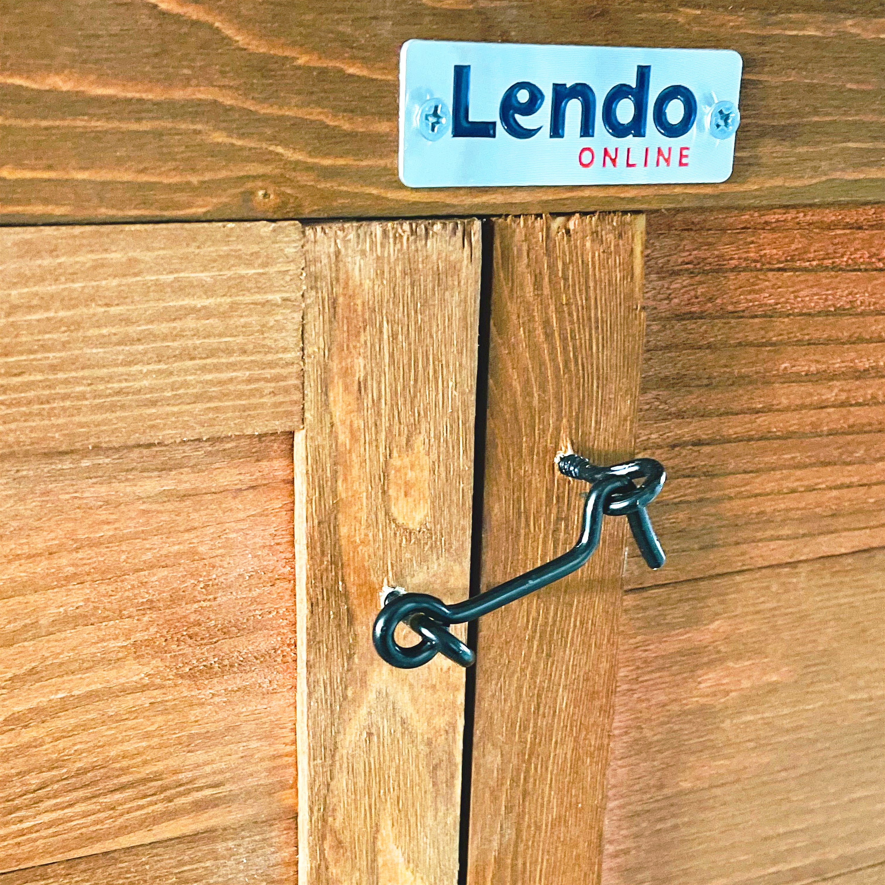 Lendo Online Kippenhok met nachthok 151x69x92 cm vurenhout bruin