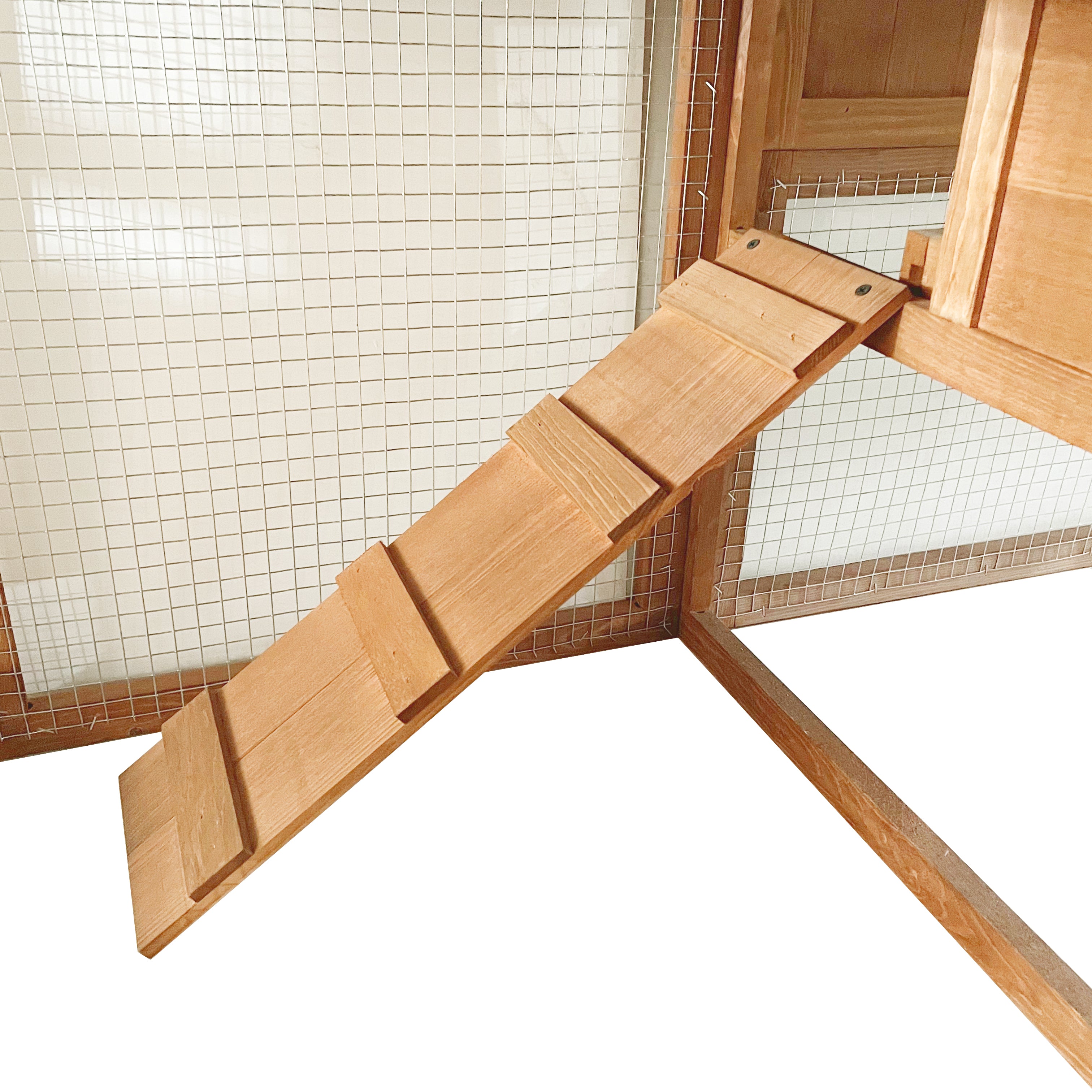 Lendo Online Kippenhok met nachthok 151x69x92 cm vurenhout bruin