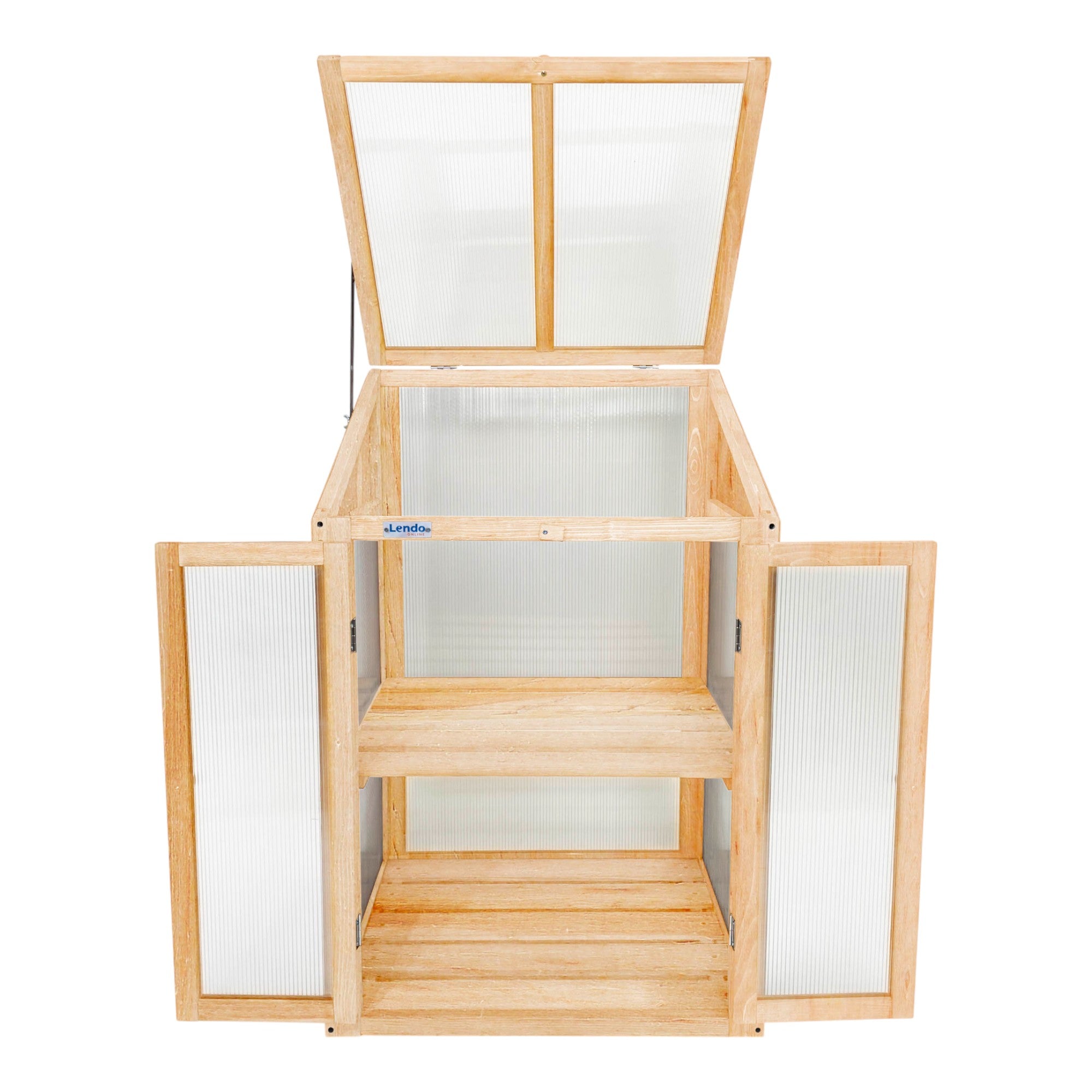 Lendo Online Kweekkas 60x49x97,5 cm vurenhout naturel