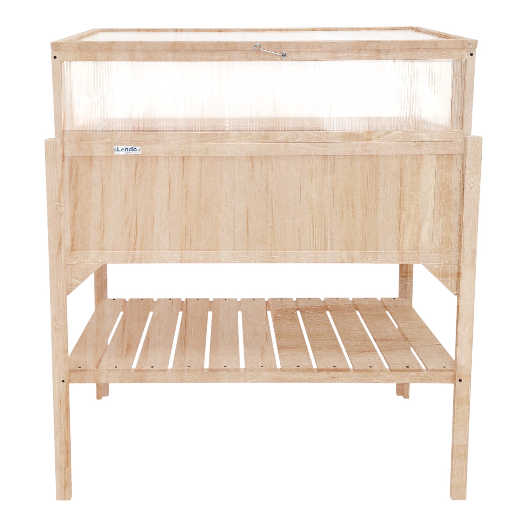 Lendo Online Plantenbak met kweekbak 97,5x49x120 cm vurenhout naturel