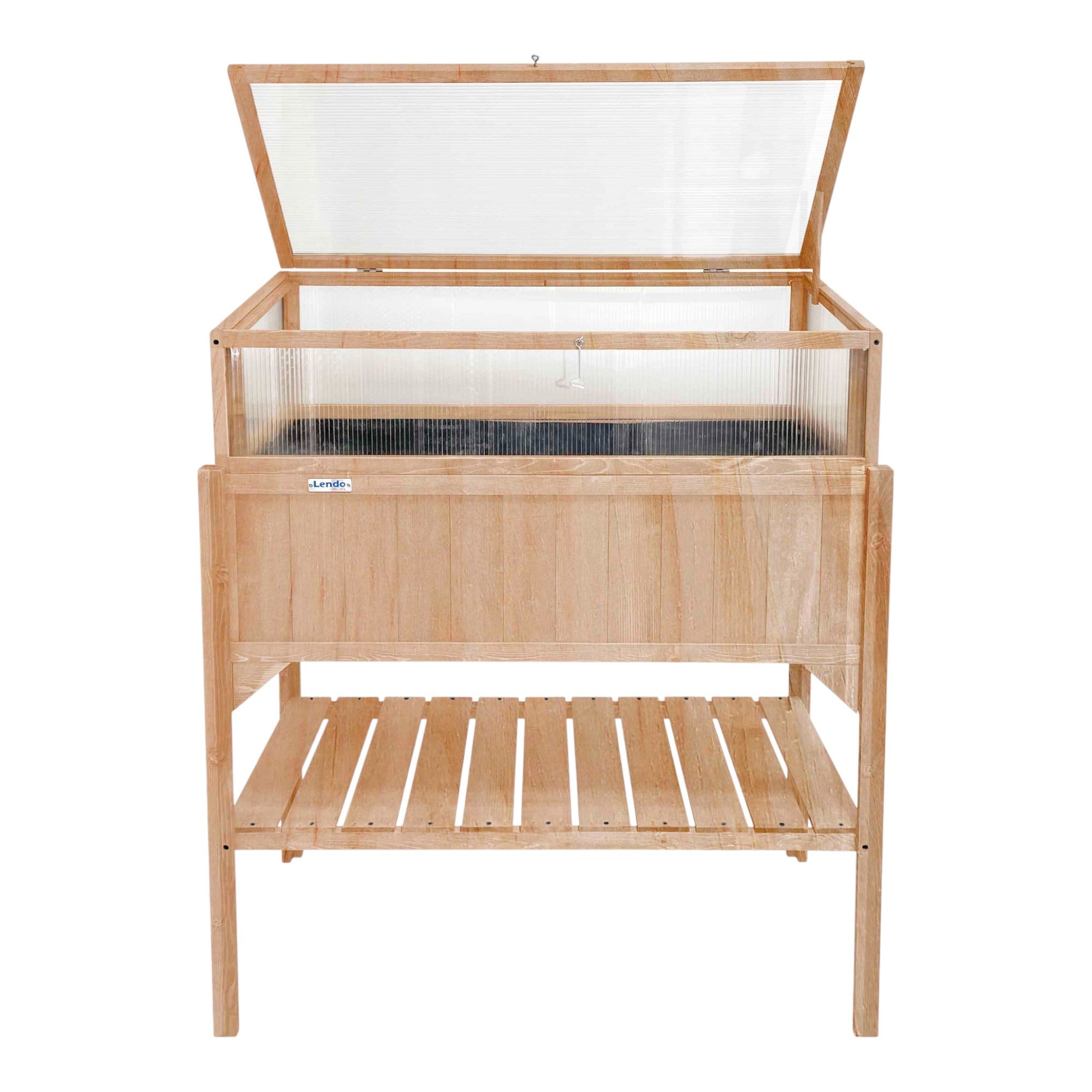 Lendo Online Plantenbak met kweekbak 97,5x49x120 cm vurenhout naturel