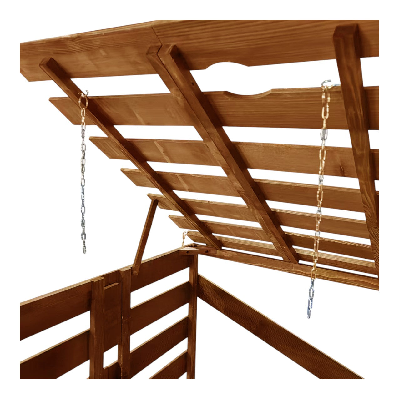 Lendo Online Container ombouw vijfvoudig 359x80x118cm vurenhout bruin