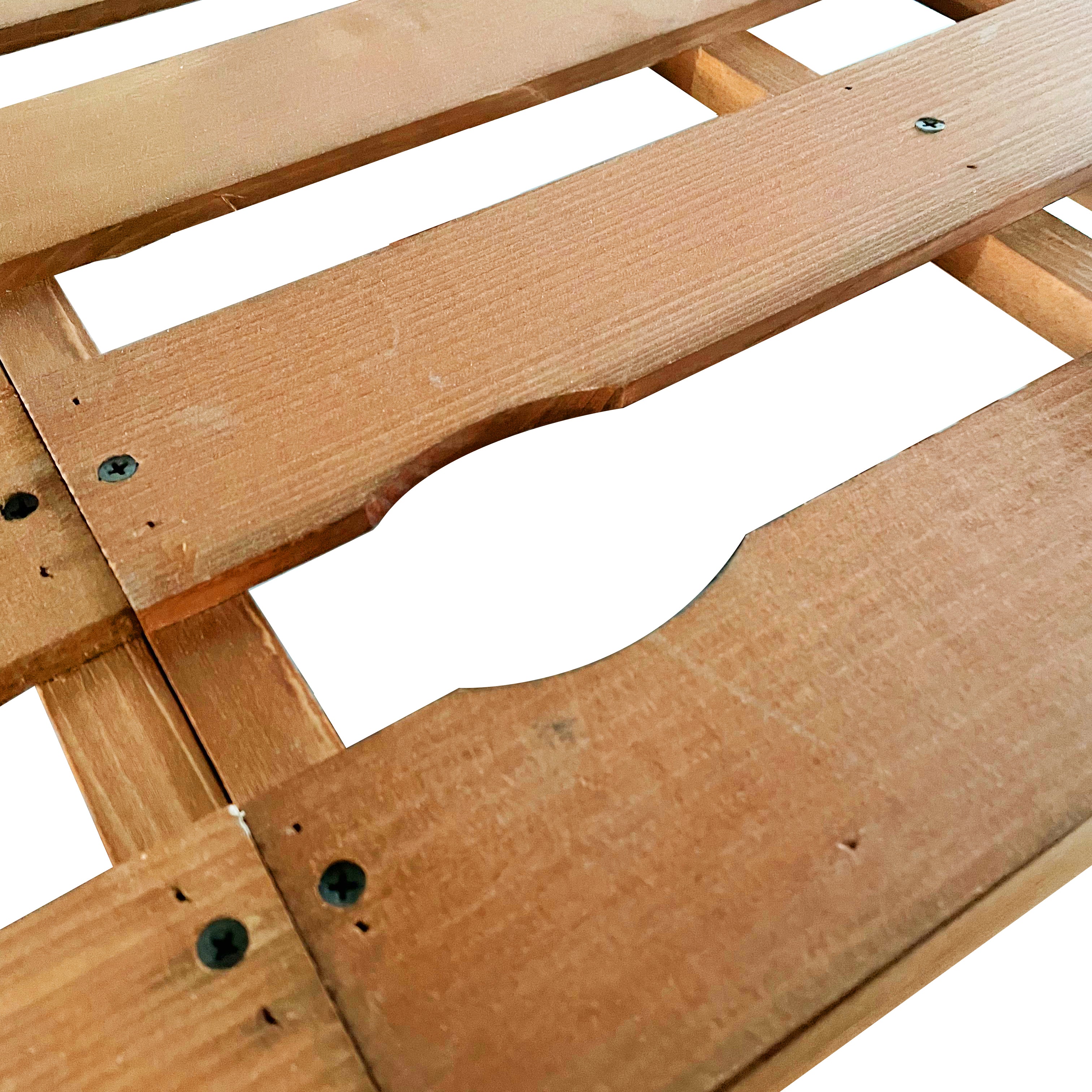 Lendo Online Container ombouw drievoudig 215x80x118cm vurenhout bruin