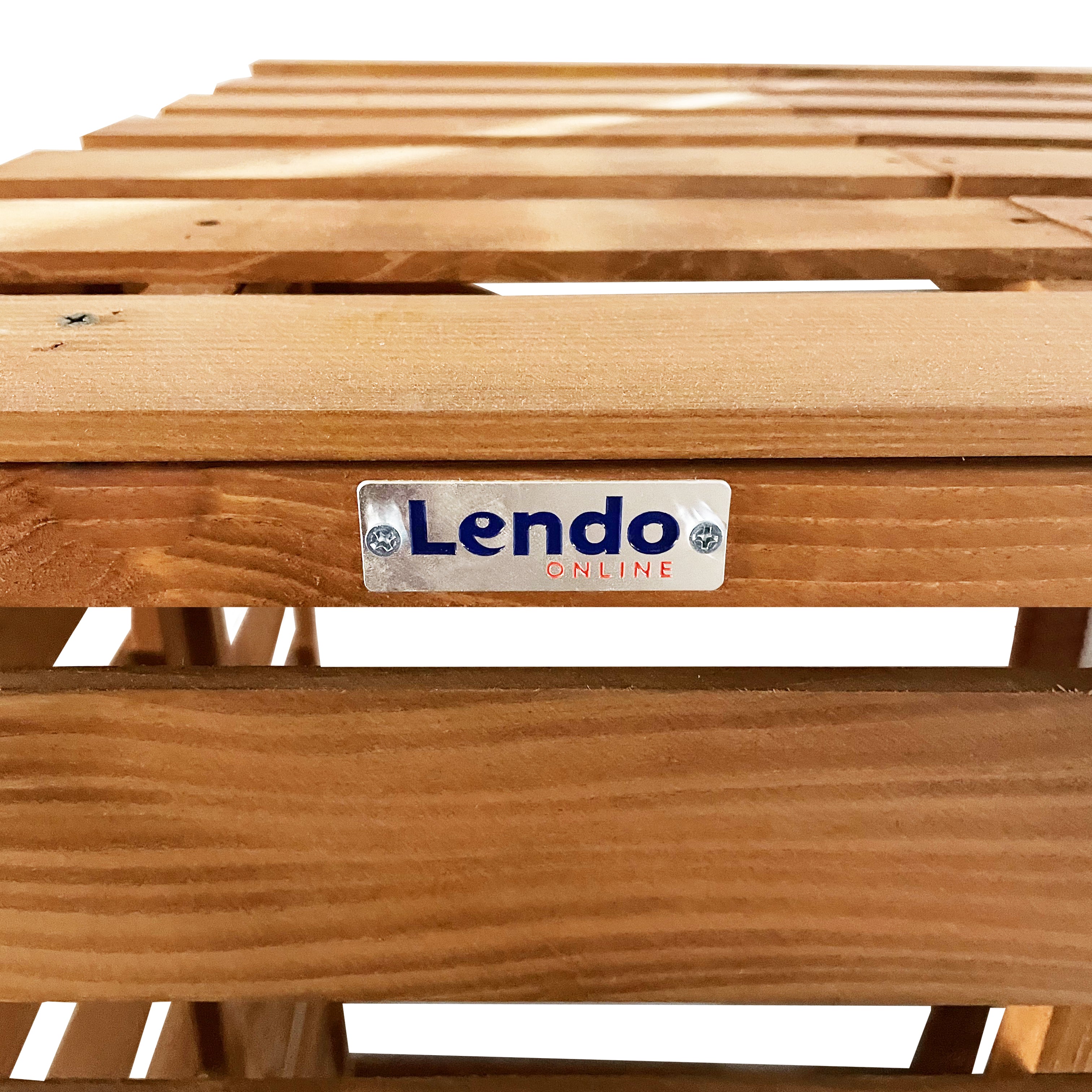 Lendo Online Container ombouw drievoudig 215x80x118cm vurenhout bruin