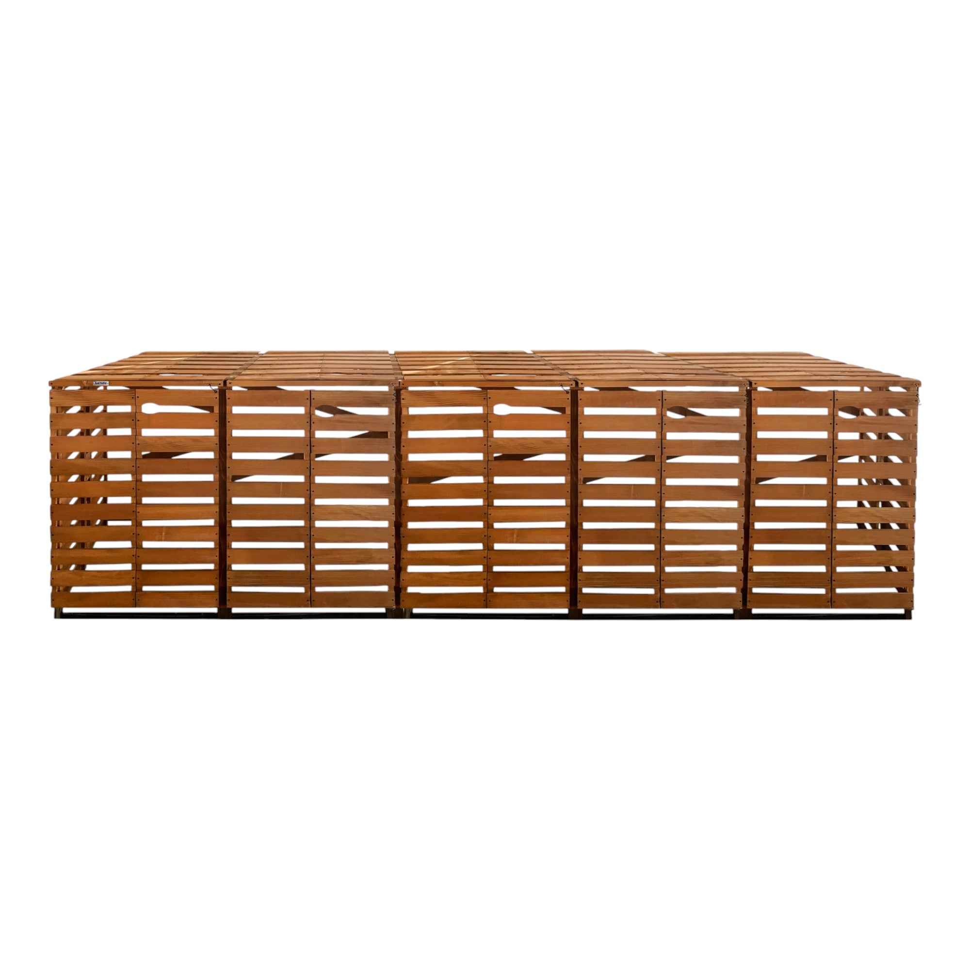 Lendo Online Container ombouw vijfvoudig 359x80x118cm vurenhout bruin