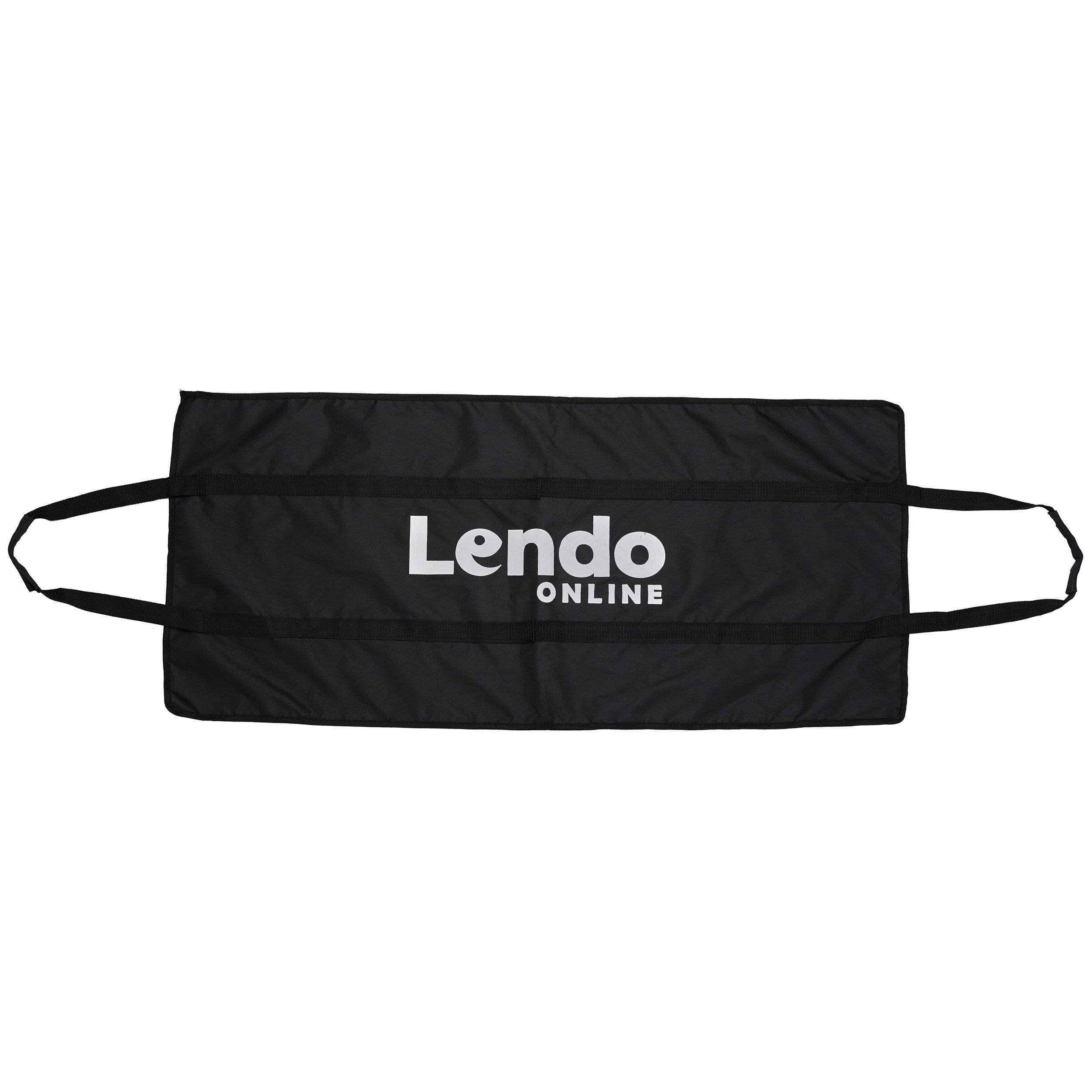 Lendo Online Brandhoutrek 80x28x80cm draagtas zwart staal