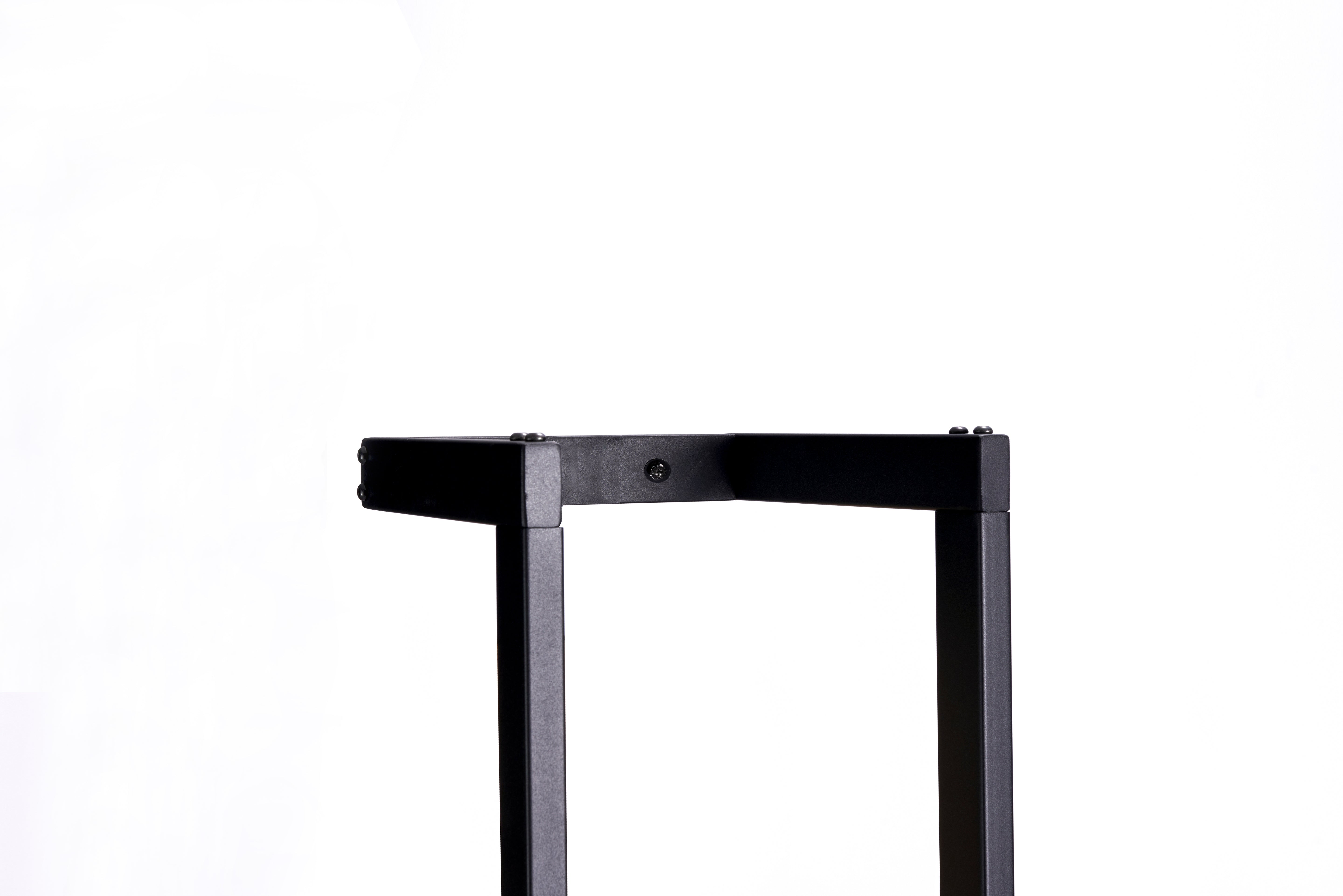 Lendo Online Brandhoutrek wandmodel 25x25x196cm zwart staal