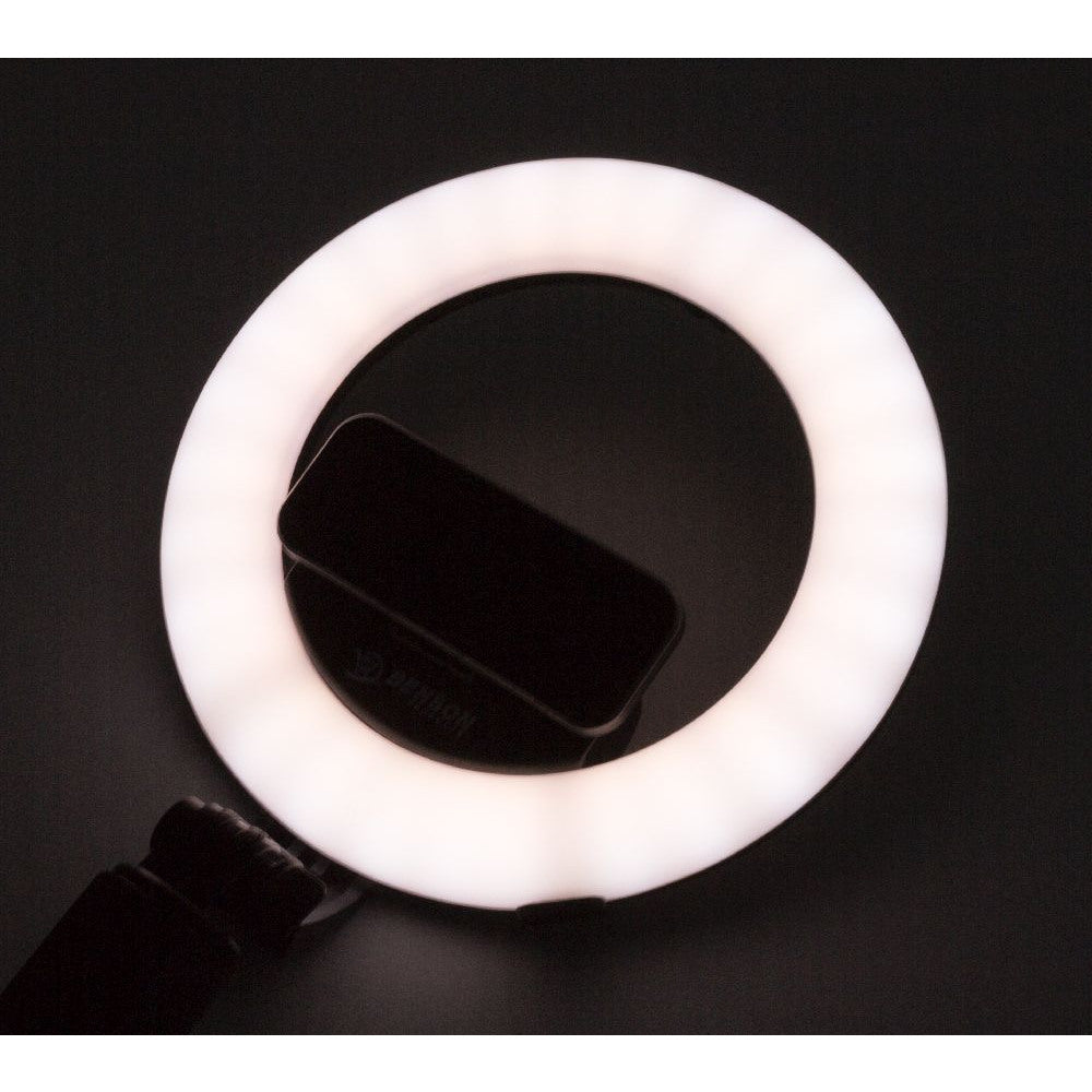 Benson Selfie Stick met Statief - LED Ringlamp - Driepoot - Zwart
