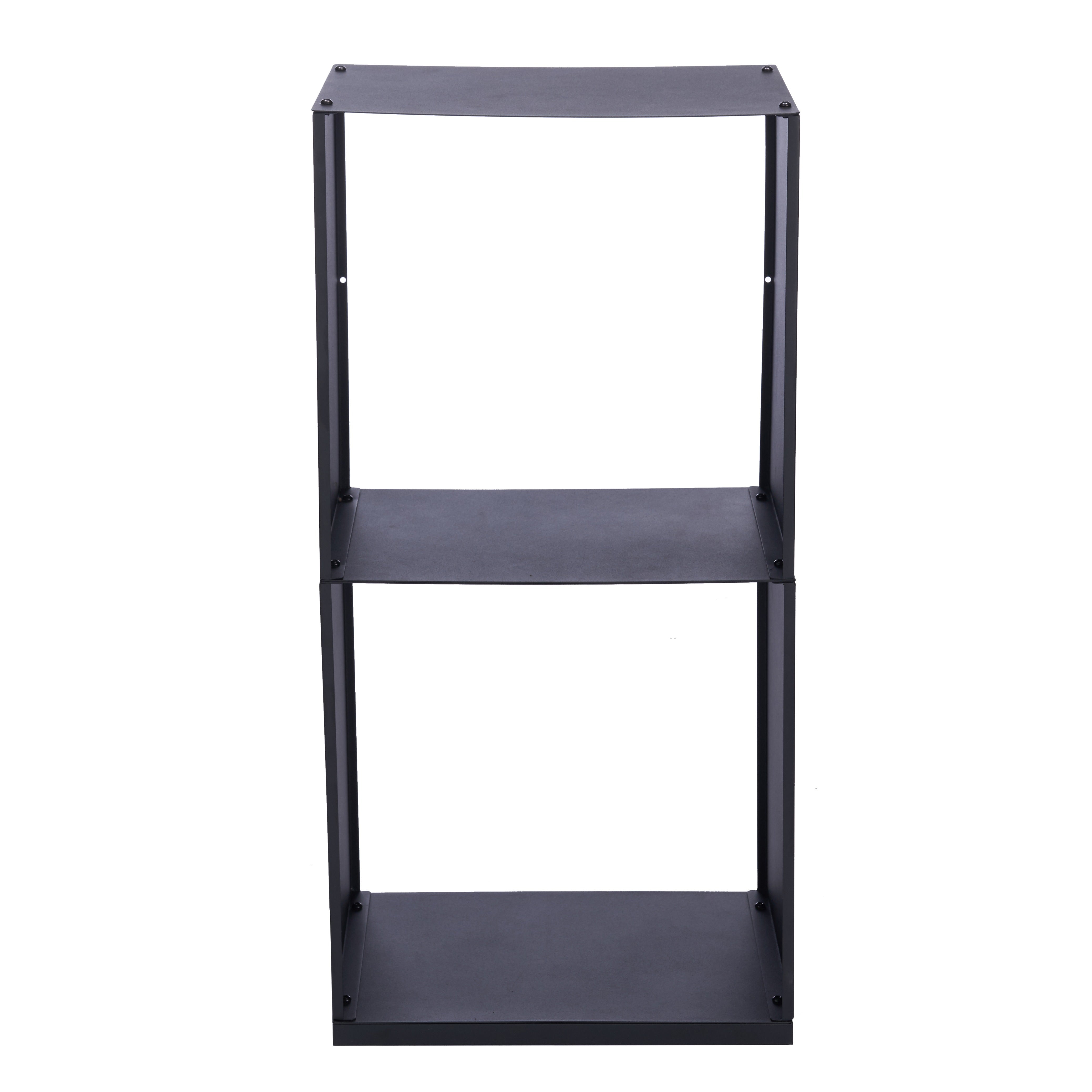 Lendo Online Brandhoutrek 40x28x80cm draagtas zwart staal