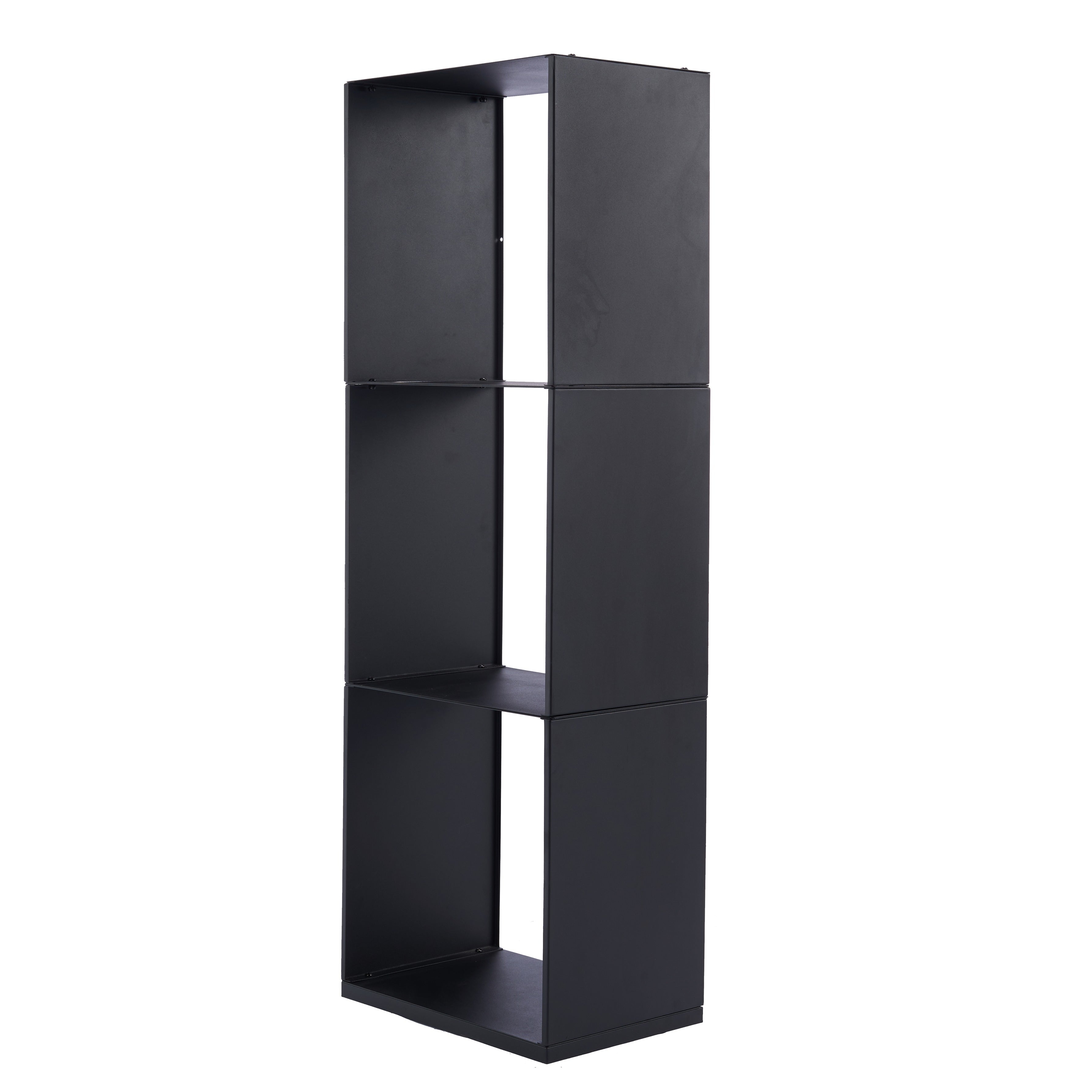 Lendo Online Brandhoutrek 40x28x120cm draagtas zwart staal
