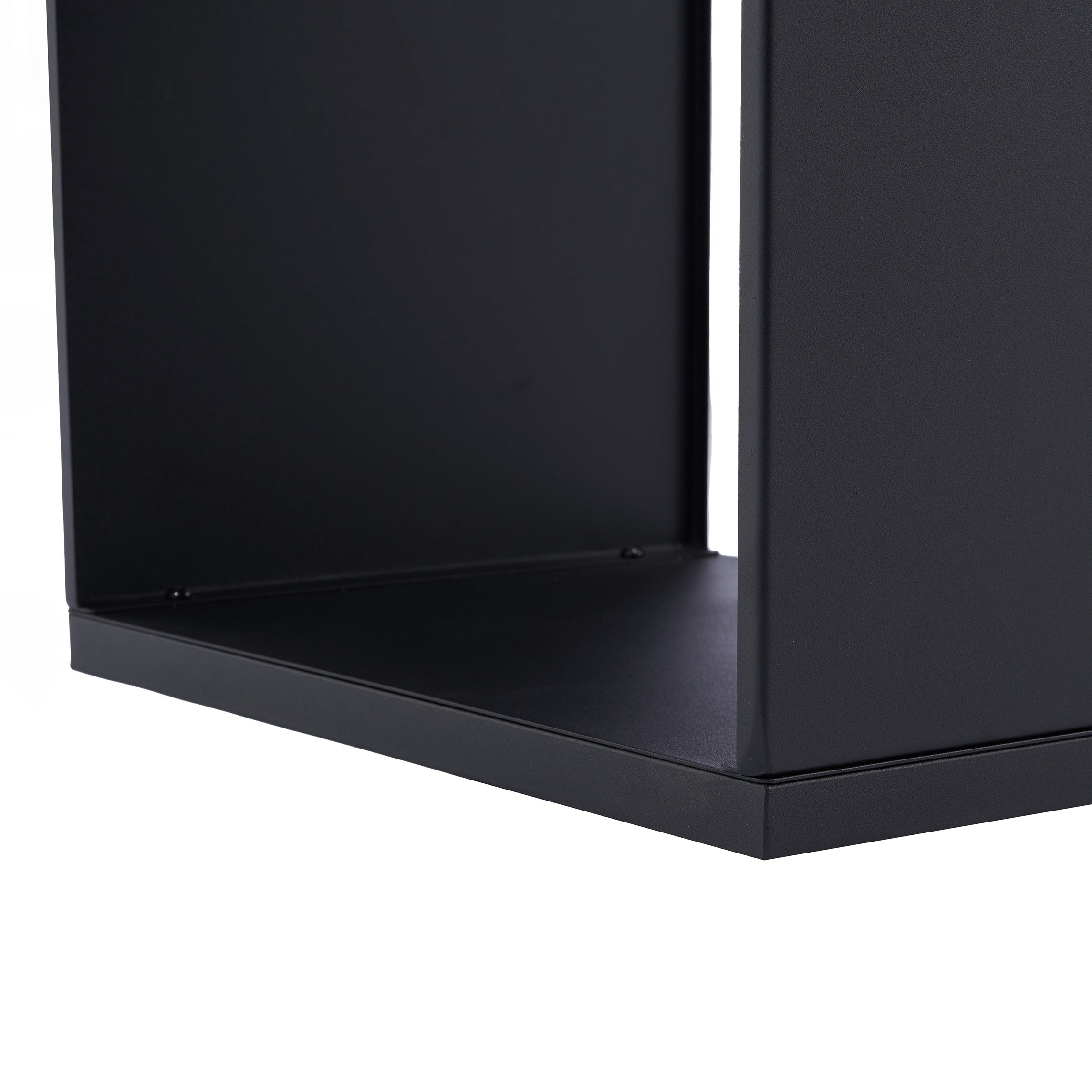 Lendo Online Brandhoutrek 40x28x120cm draagtas zwart staal
