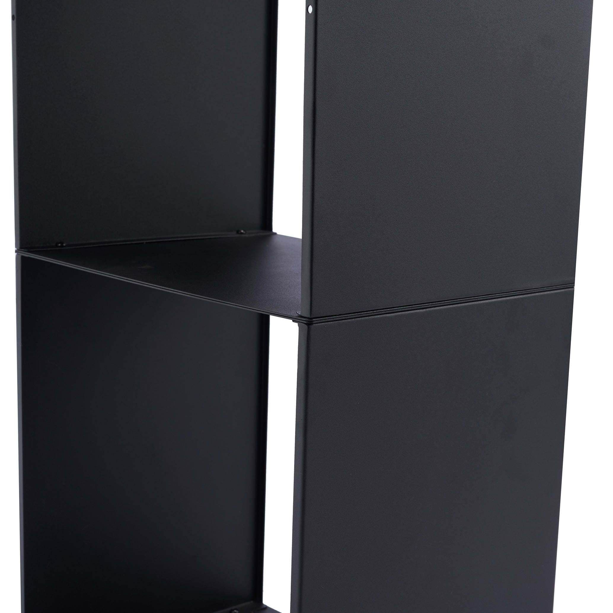 Lendo Online Brandhoutrek 40x28x80cm draagtas zwart staal
