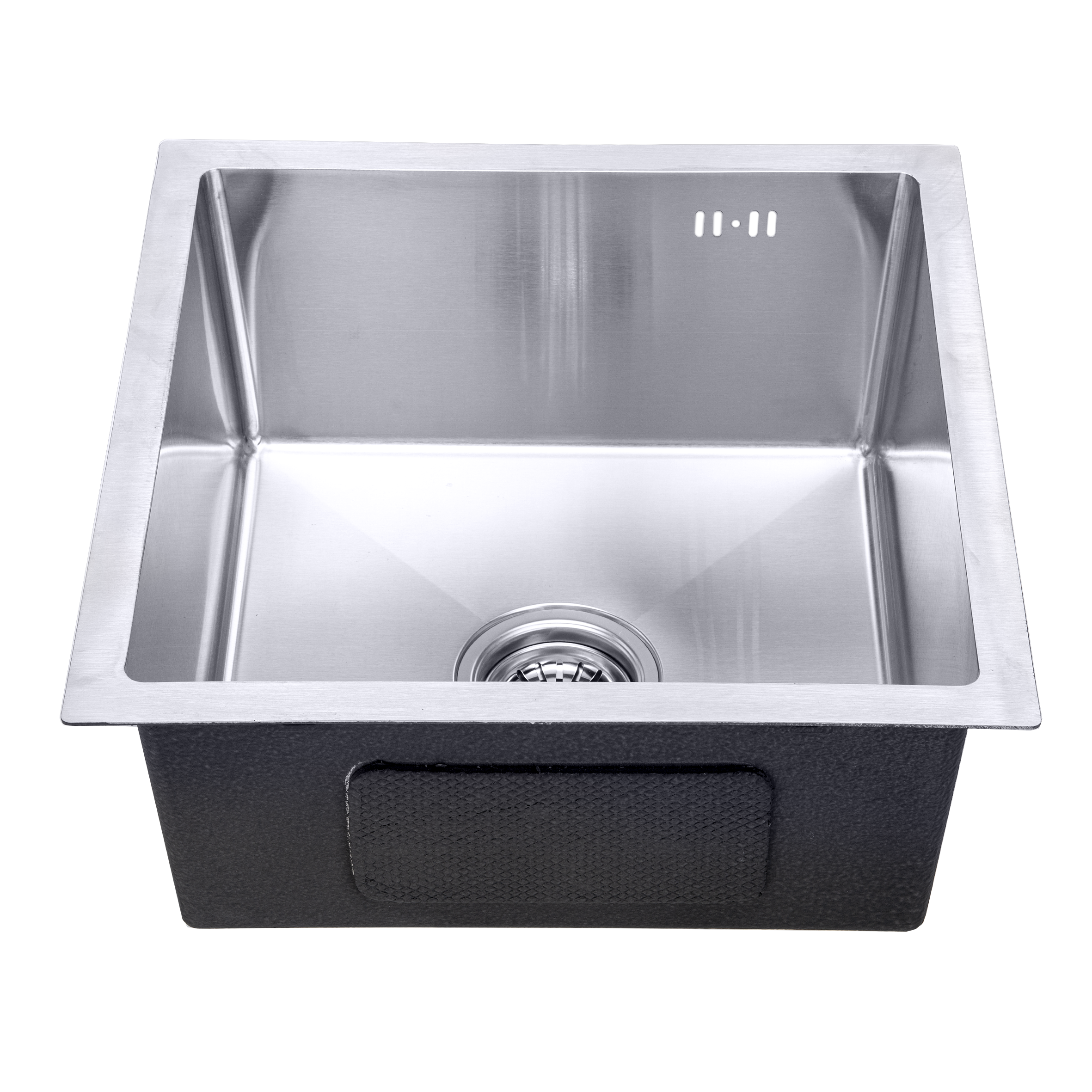 Lendo Online Spoelbak voor keuken 44x44x20cm zilver RVS
