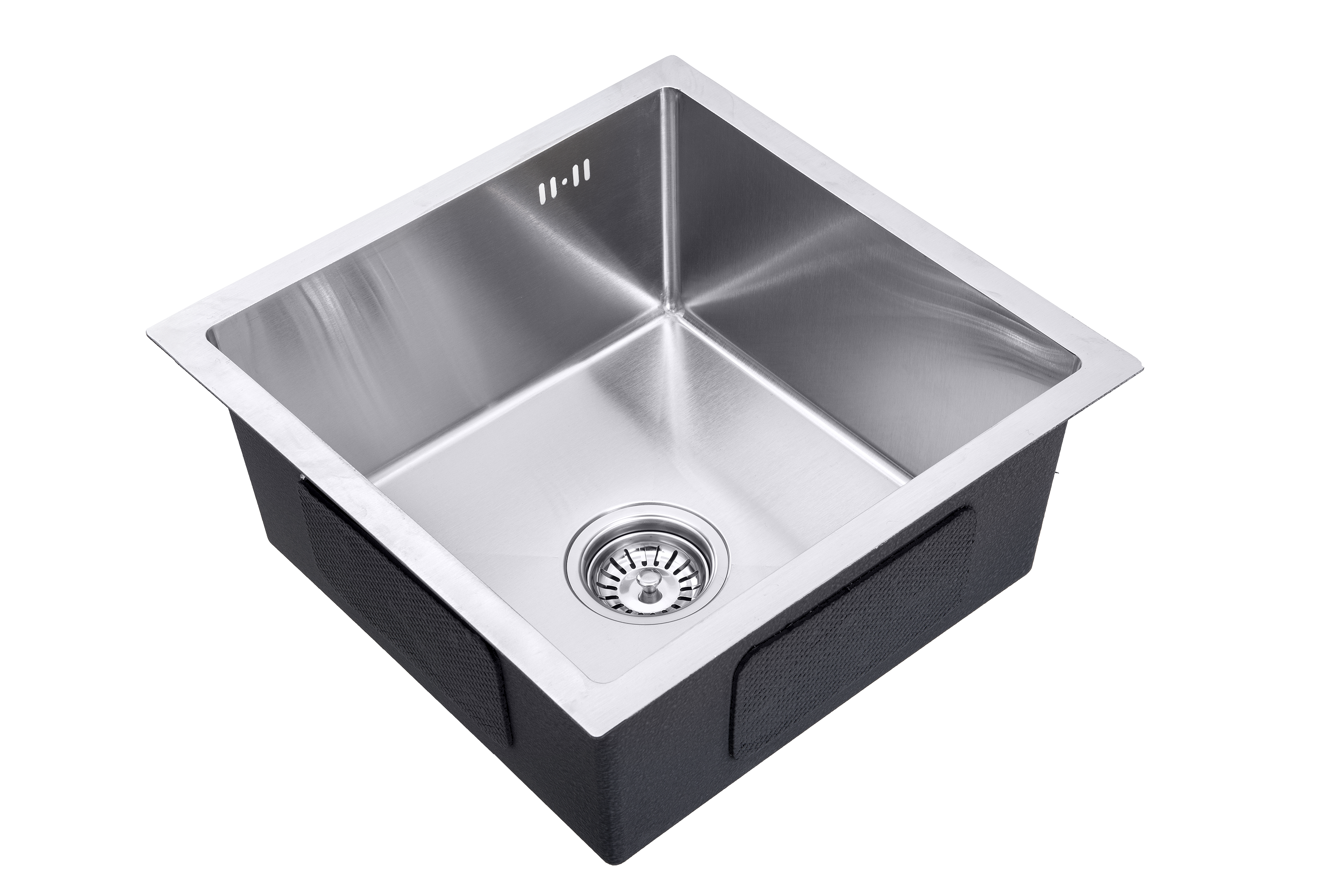 Lendo Online Spoelbak voor keuken 44x44x20cm zilver RVS