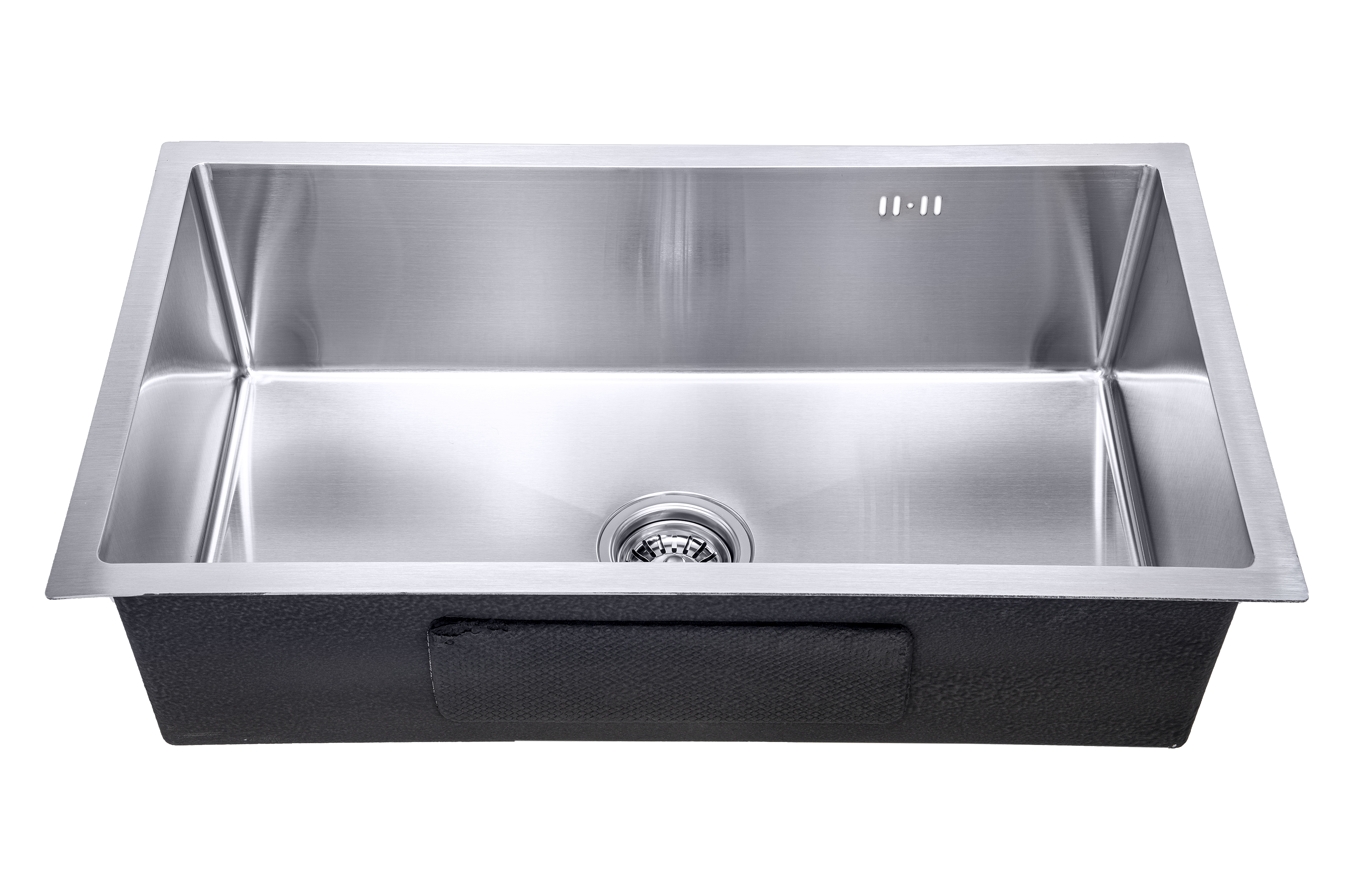 Lendo Online Spoelbak en droogrek 74x44x20cm zilver RVS