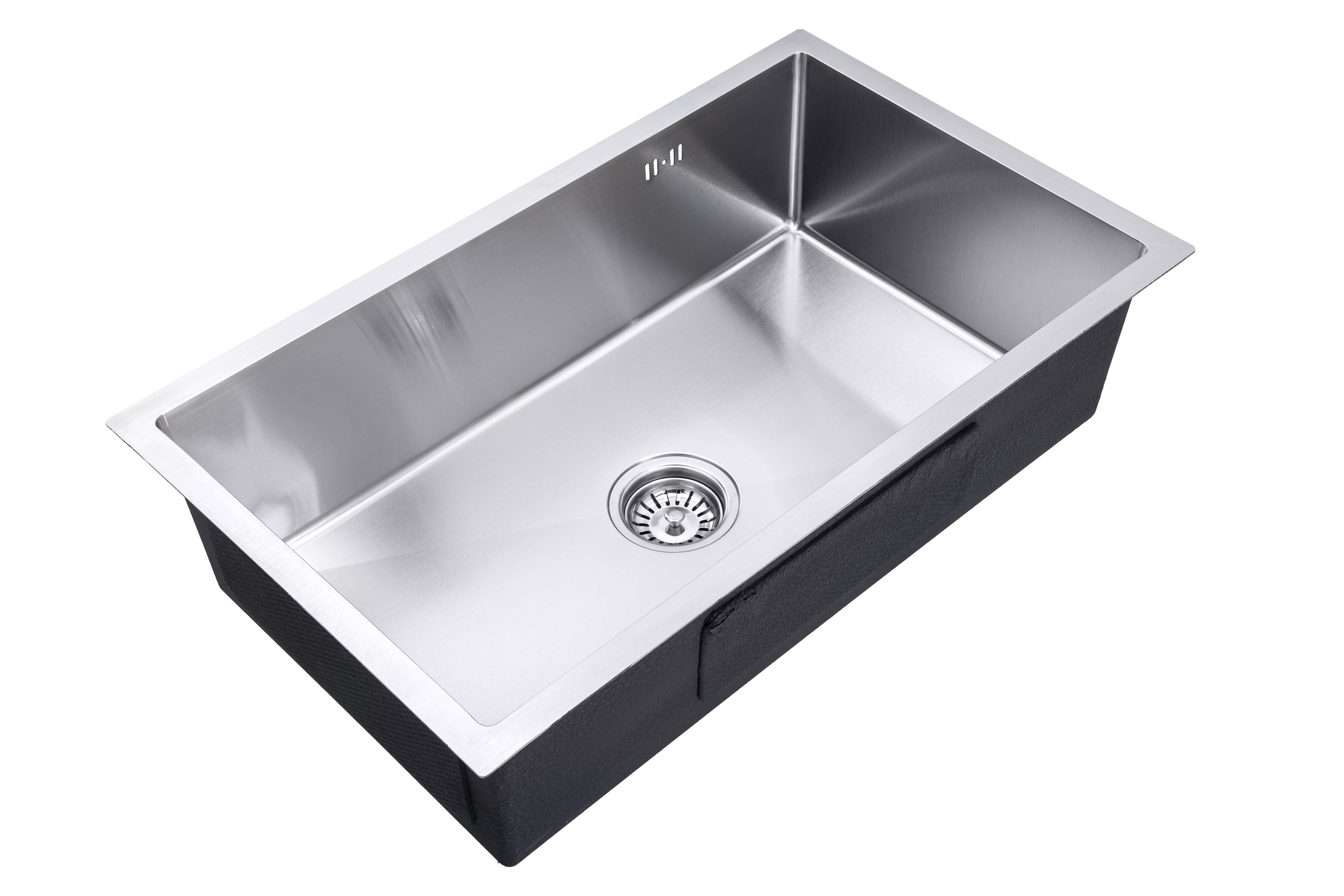 Lendo Online Spoelbak en droogrek 74x44x20cm zilver RVS