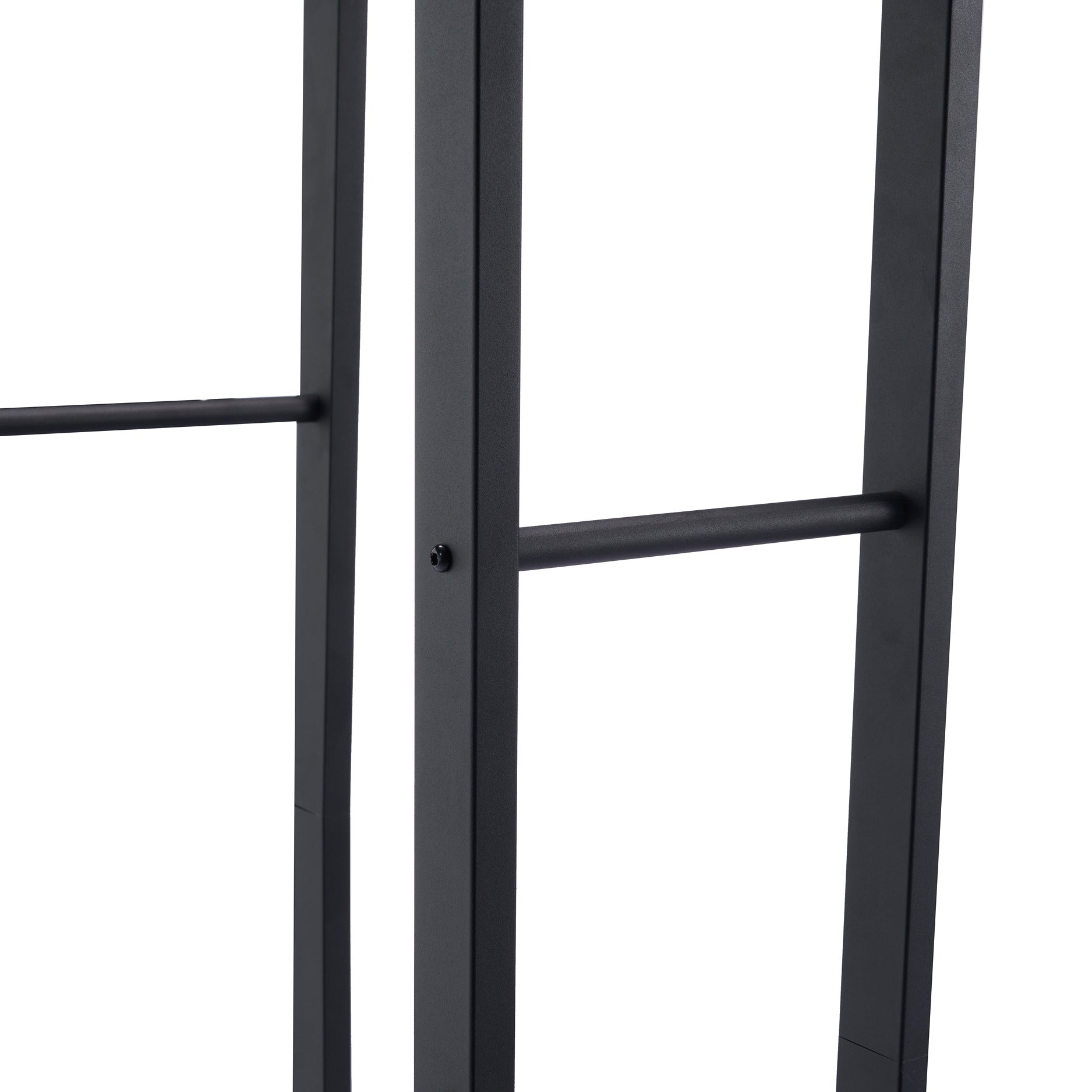 Lendo Online Brandhoutrek 50x25x148cm draagtas zwart staal