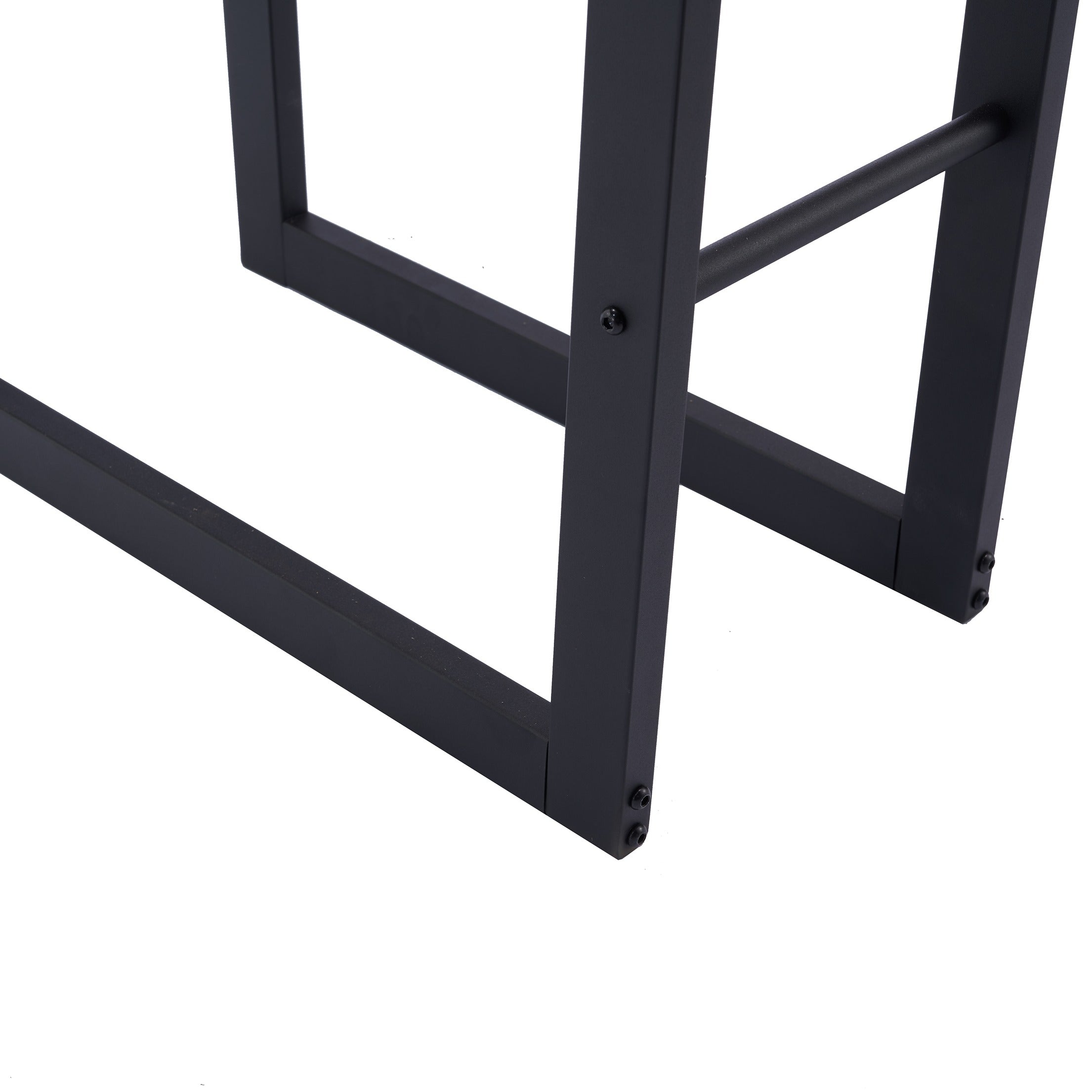 Lendo Online Brandhoutrek 50x25x148cm draagtas zwart staal