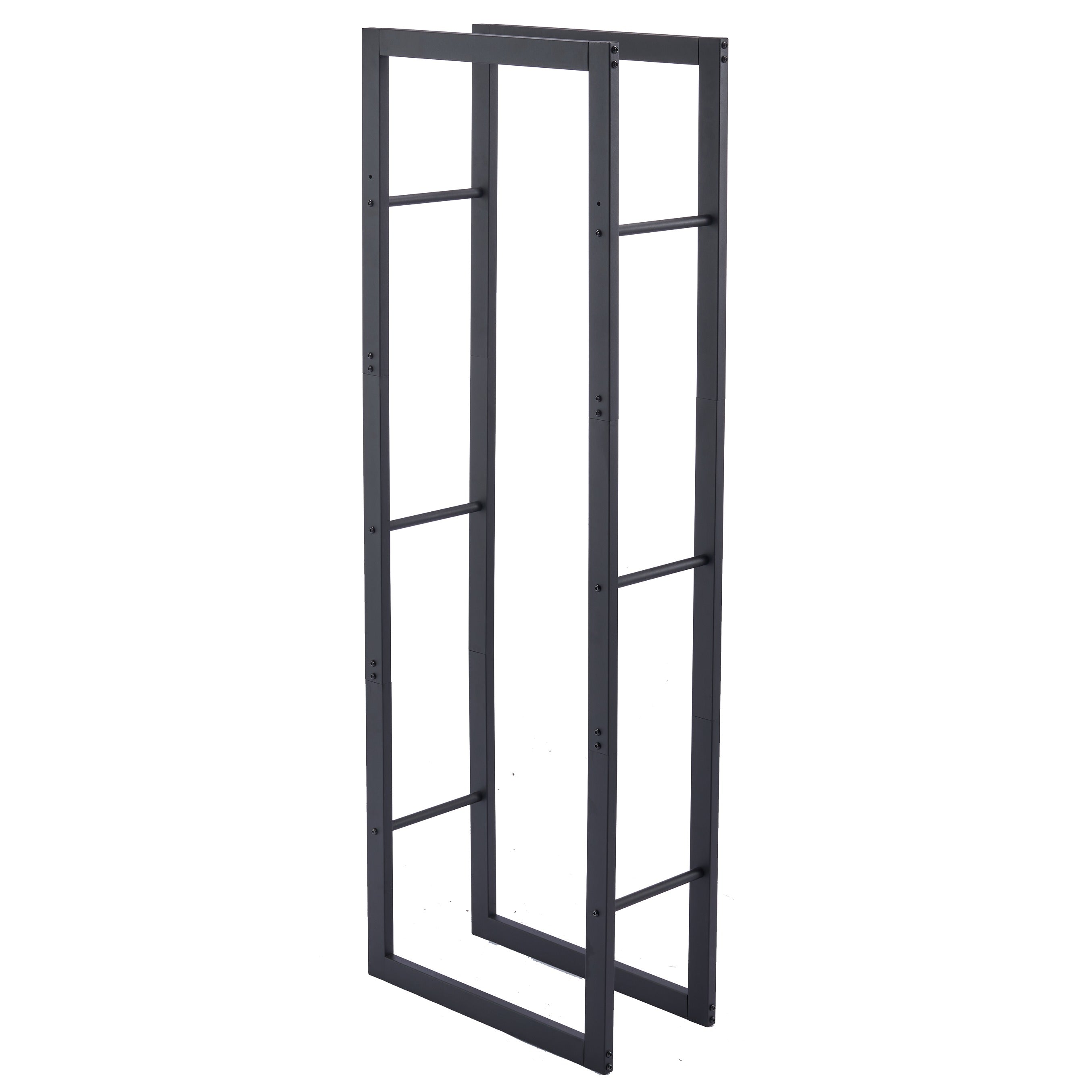 Lendo Online Brandhoutrek 50x25x148cm draagtas zwart staal