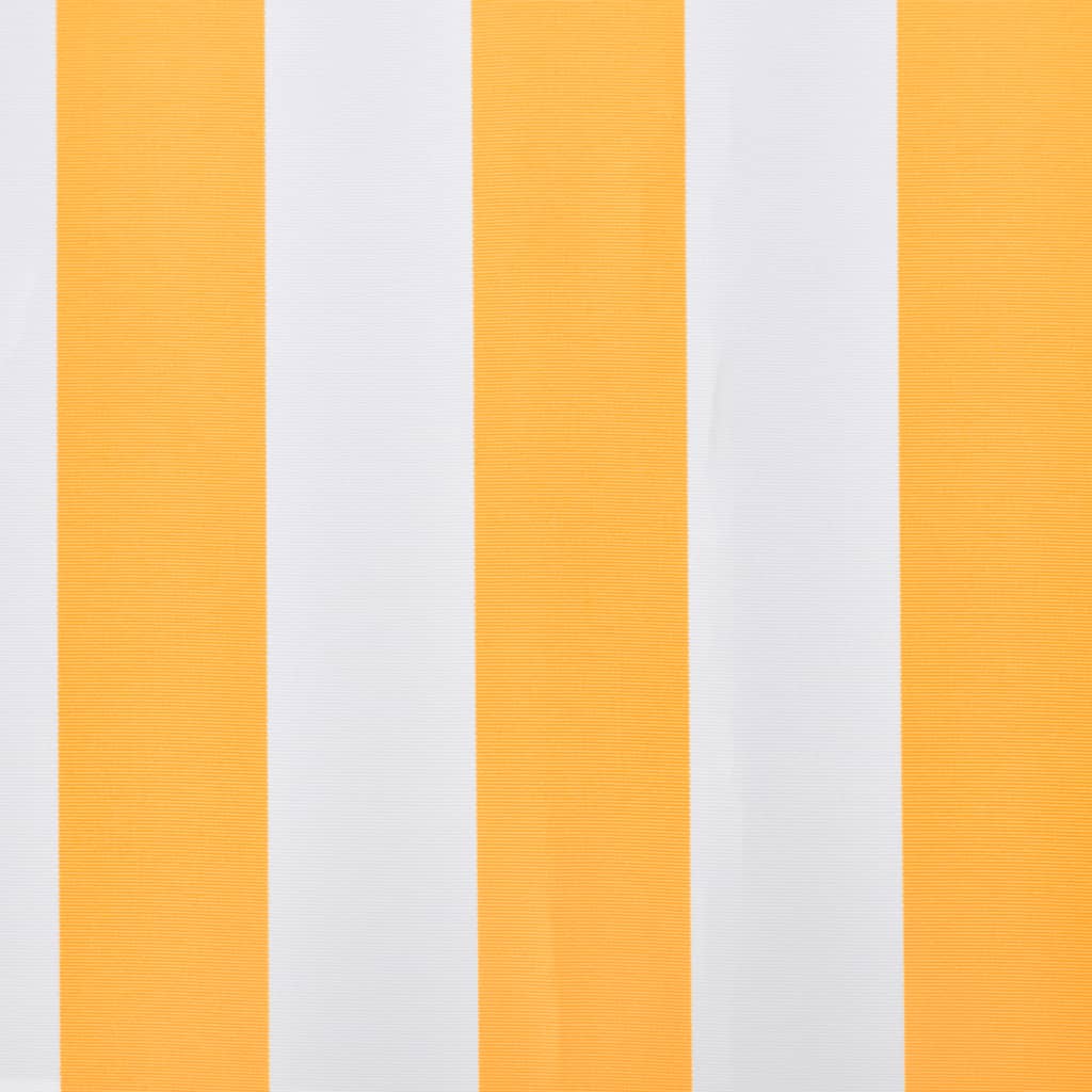 Luifeldoek 450x300 cm canvas oranje en wit