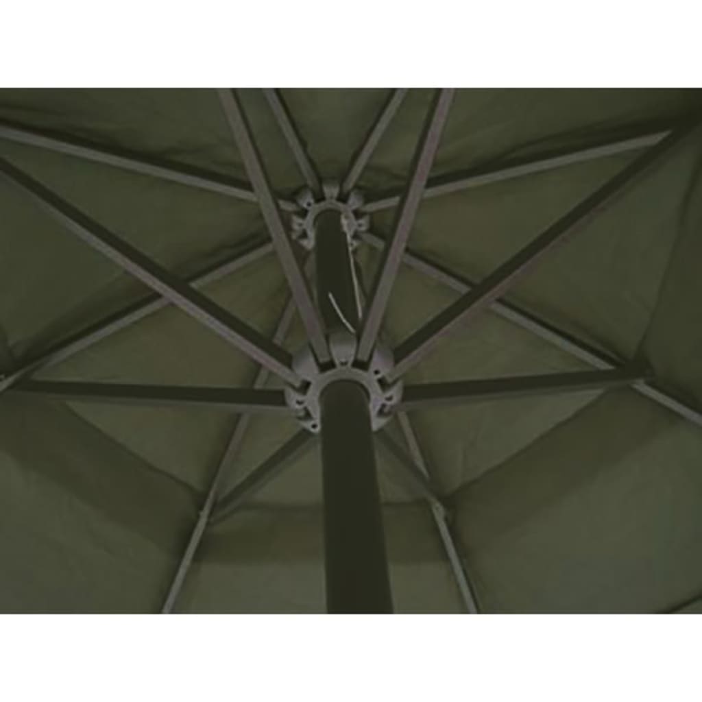 Parasol Samos 500 cm aluminium groen