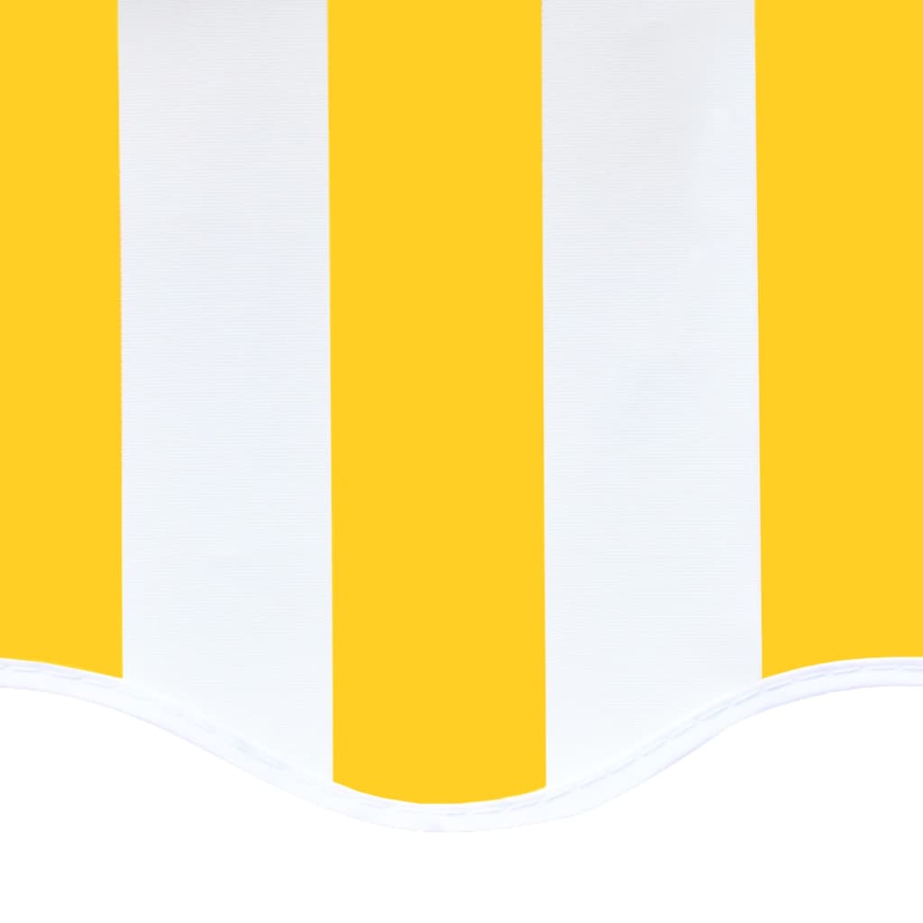 Vervangingsdoek voor luifel 6x3,5 m geel en wit