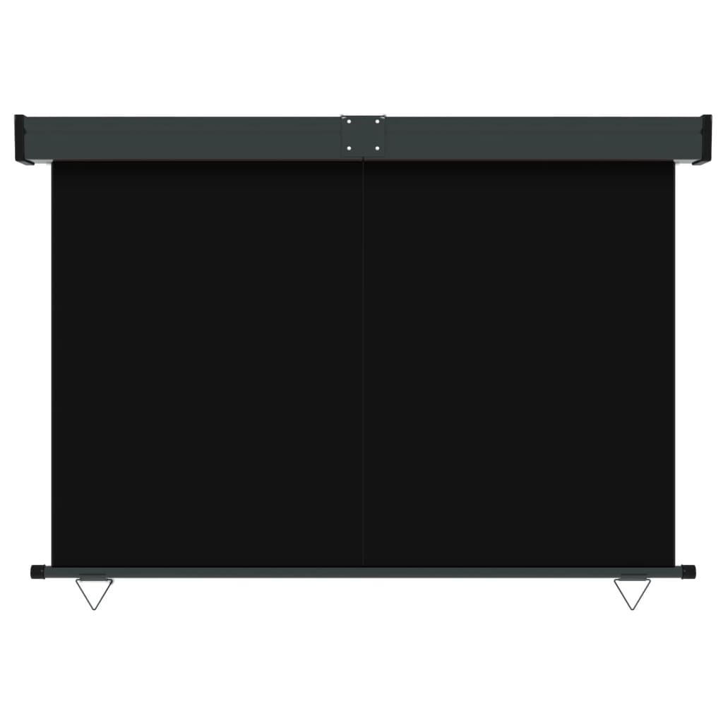 Balkonscherm 160x250 cm zwart