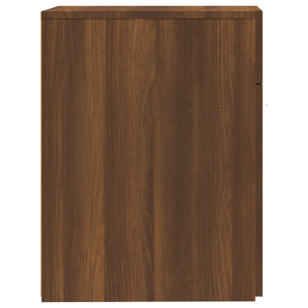Apothekerskast 20x45,5x60 cm bewerkt hout bruineikenkleurig