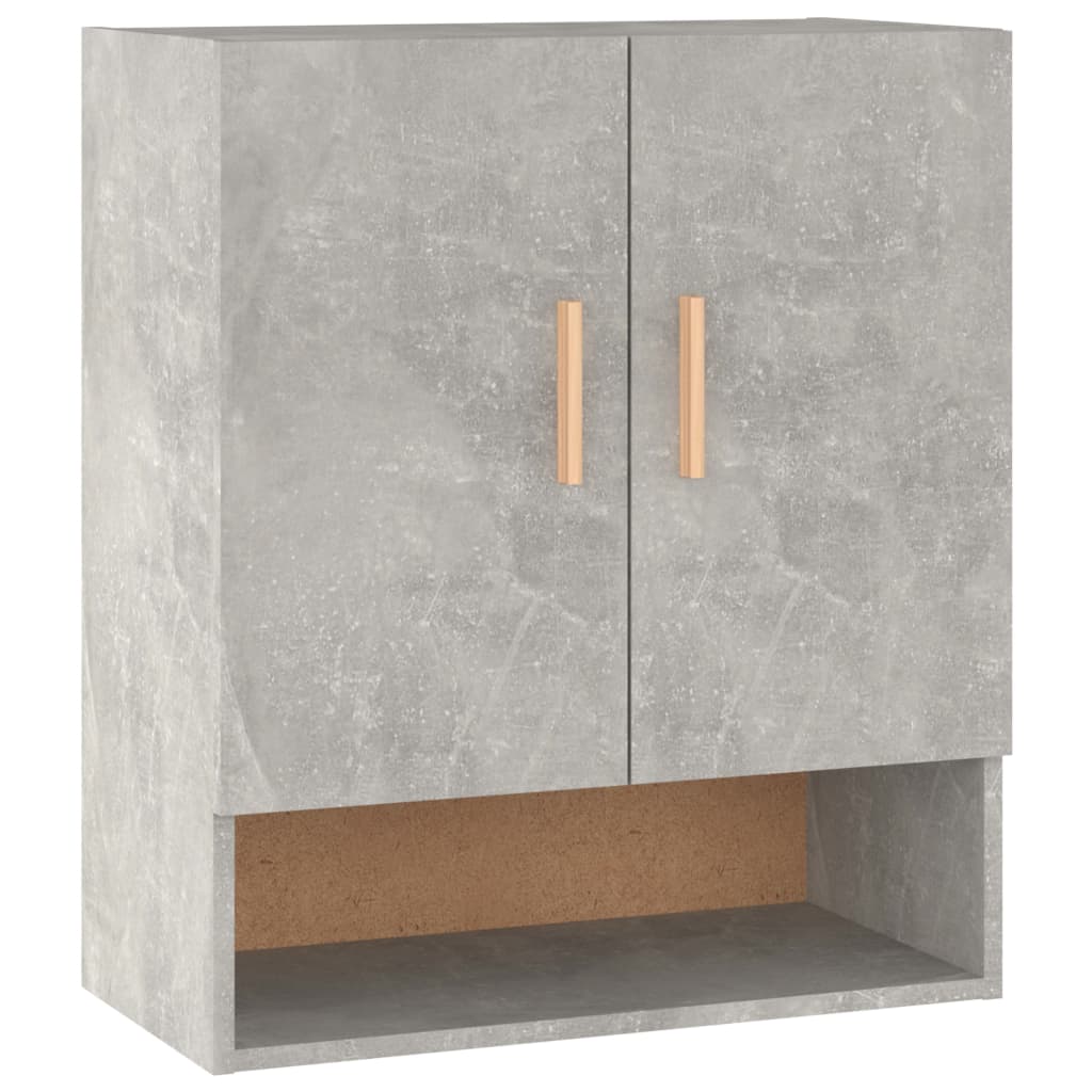 Wandkast 60x31x70 cm bewerkt hout betongrijs