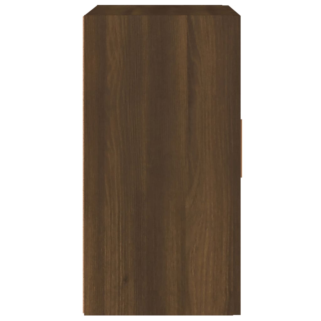 Wandkast 60x30x60 cm bewerkt hout bruineikenkleurig