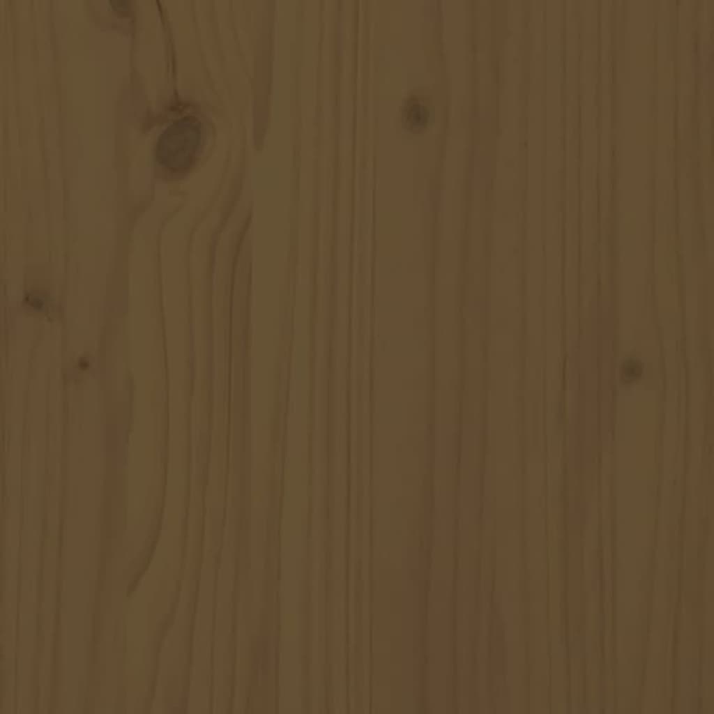 Bureau 40x50x75 cm massief grenenhout honingbruin